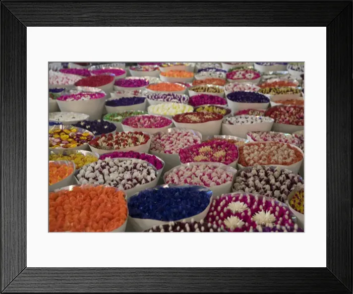 Framed Print : Flower market, Kunming, Yunnan, China, Asia Framed Print : Flower market, Kunming, Yunnan, China, Asia
