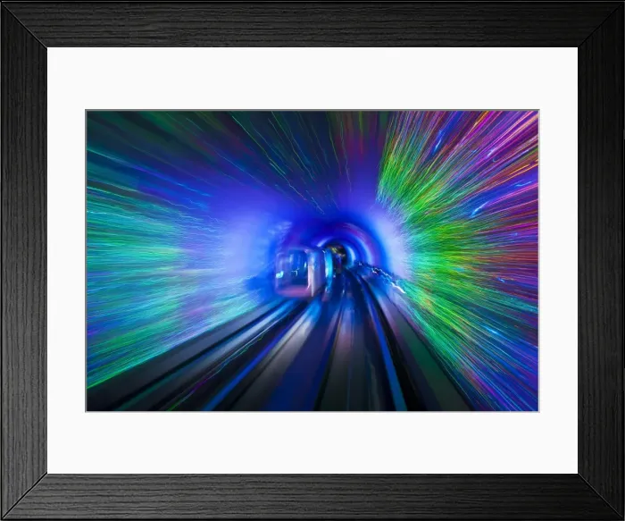 Framed Print : The Bund Sightseeing Tunnel under the Hangpu River, Shanghai, China, Asia Framed Print : The Bund Sightseeing Tunnel under the Hangpu River, Shanghai, China, Asia