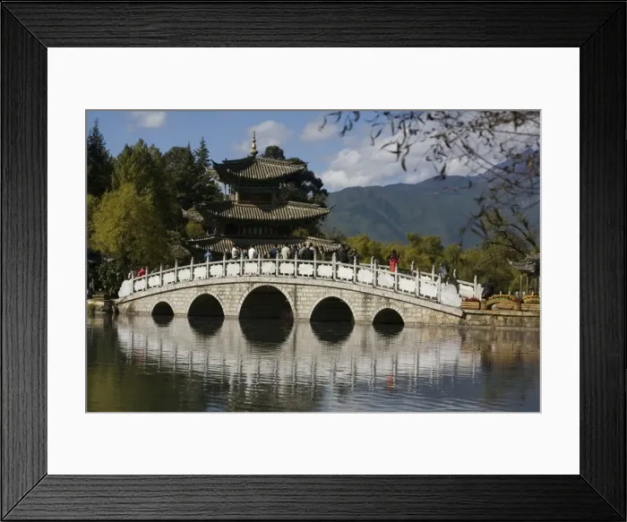 Framed Print : Black Dragon Pool Park, Lijiang, Yunnan, China, Asia Framed Print : Black Dragon Pool Park, Lijiang, Yunnan, China, Asia