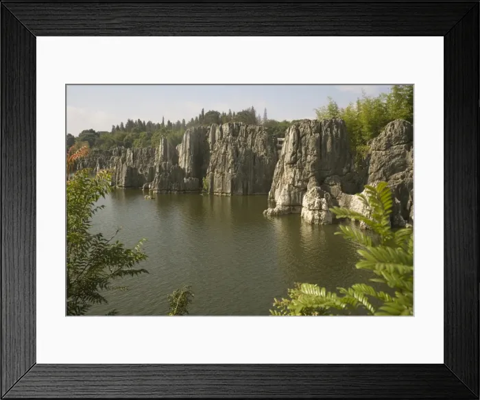 Framed Print : Stone Forest, Lunan Yi, Kunming, Yunnan, China Framed Print : Stone Forest, Lunan Yi, Kunming, Yunnan, China