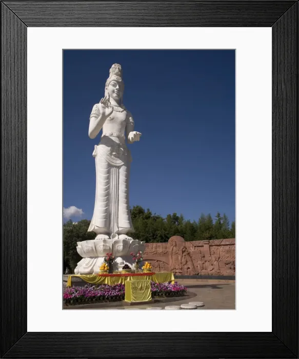 Framed Print : Guanyin Goddess of Mercy, Nanzhao Customs Island, Erhai Lake, Dali, Yunnan, China, Asia Framed Print : Guanyin Goddess of Mercy, Nanzhao Customs Island, Erhai Lake, Dali, Yunnan, China, Asia