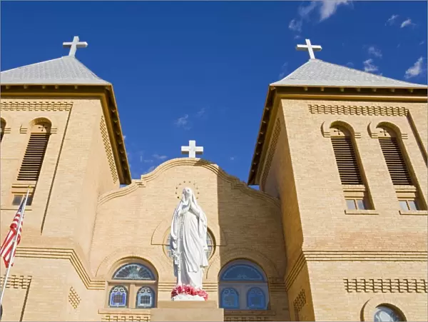 Basilica of St. Albino in Old Mesilla village, Las Cruces, New Mexico, United States of America