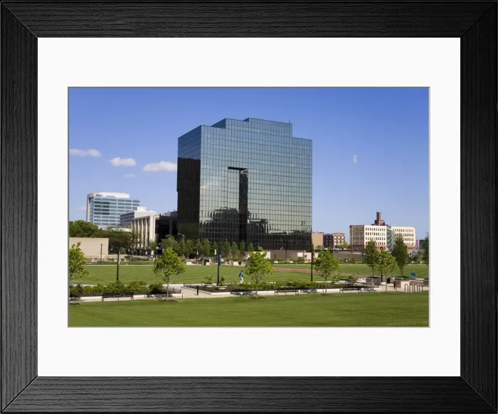 Framed Print : Columbus Commons, Columbus, Ohio, United States of America, North America Framed Print : Columbus Commons, Columbus, Ohio, United States of America, North America