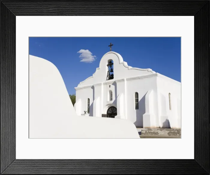 Framed Print : San Elizario Mission, El Paso, Texas, United States of America, North America Framed Print : San Elizario Mission, El Paso, Texas, United States of America, North America