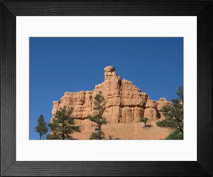 Framed Print : Brilliantly coloured hoodoos, Claron Limestone Formations, Red Canyon, Dixie National Forest