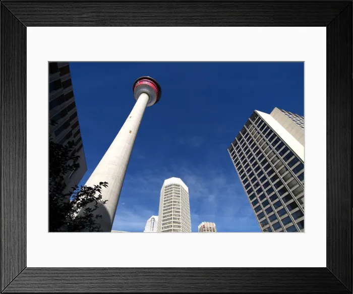 Framed Print : Calgary Tower, Calgary, Alberta, Canada, North America Framed Print : Calgary Tower, Calgary, Alberta, Canada, North America