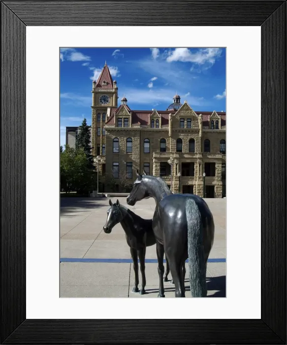 Framed Print : Sculpture at Calgary City Hall, Calgary, Alberta, Canada, North America Framed Print : Sculpture at Calgary City Hall, Calgary, Alberta, Canada, North America