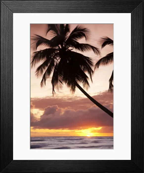 Framed Print : Tropical sunset, Bridgetown, Barbados, West Indies, Caribbean, Central America Framed Print : Tropical sunset, Bridgetown, Barbados, West Indies, Caribbean, Central America