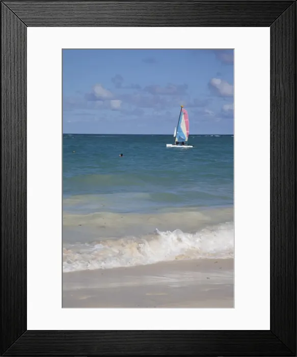 Framed Print : Catamaran, Bavaro Beach, Punta Cana, Dominican Republic, West Indies, Caribbean Framed Print : Catamaran, Bavaro Beach, Punta Cana, Dominican Republic, West Indies, Caribbean