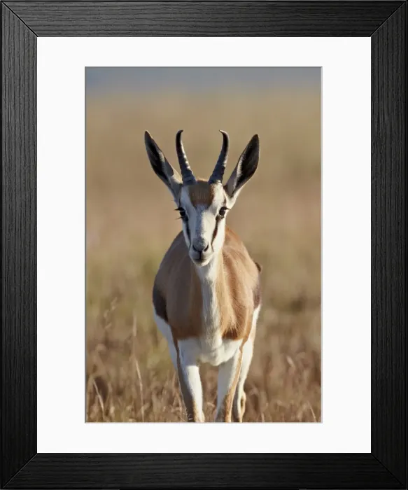 Framed Print : Springbok (Antidorcas marsupialis) buck, Mountain Zebra National Park, South Africa Framed Print : Springbok (Antidorcas marsupialis) buck, Mountain Zebra National Park, South Africa