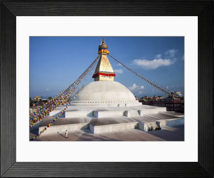Framed Print : Bodhnath Stupa (Boudhanth) (Boudha), one of the holiest Buddhist sites in Kathmandu Framed Print : Bodhnath Stupa (Boudhanth) (Boudha), one of the holiest Buddhist sites in Kathmandu