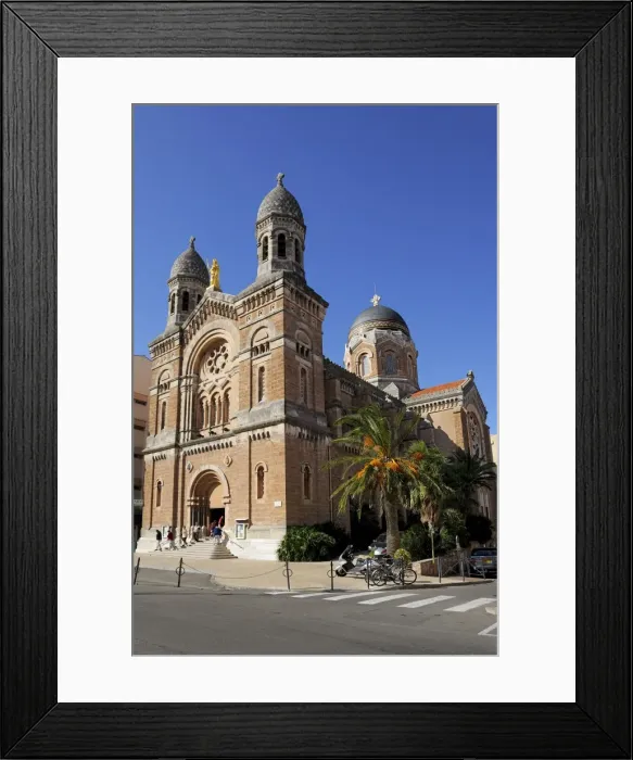 Framed Print : Eglise Notre Dame de la Victoire, St. Raphael, Var, Provence, Cote d Azur Framed Print : Eglise Notre Dame de la Victoire, St. Raphael, Var, Provence, Cote d Azur