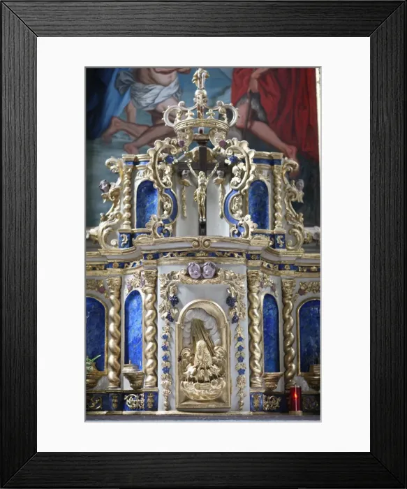 Framed Print : St. John the Baptists church tabernacle, Les Houches, Haute-Savoie, France, Europe Framed Print : St. John the Baptists church tabernacle, Les Houches, Haute-Savoie, France, Europe
