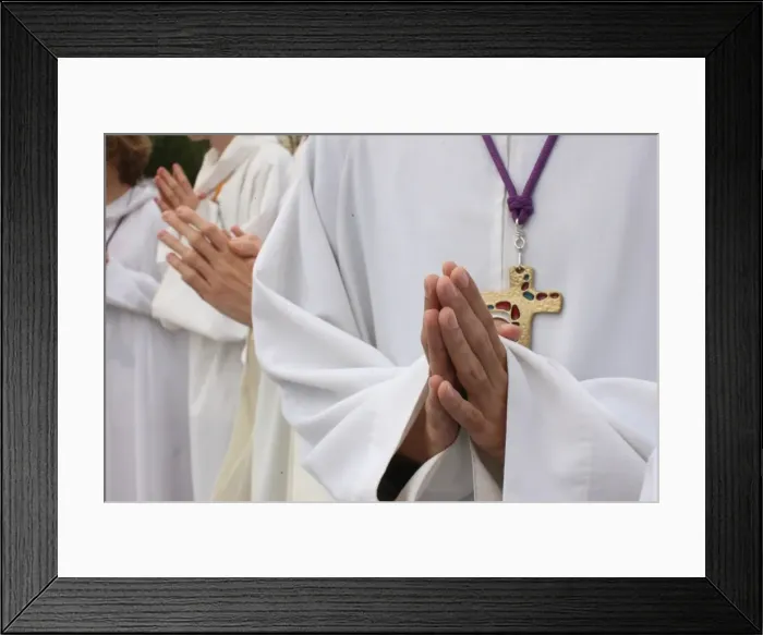 Framed Print : Altar boys, Paris, France, Europe Framed Print : Altar boys, Paris, France, Europe