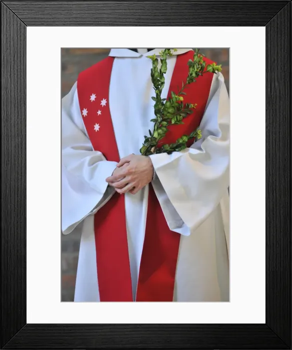 Framed Print : Palm Sunday celebration, Paris, France, Europe Framed Print : Palm Sunday celebration, Paris, France, Europe