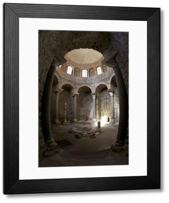 Framed Print : Paleochristian 5th century baptistery, Cathedral of St. Leonce of Frejus Framed Print : Paleochristian 5th century baptistery, Cathedral of St. Leonce of Frejus