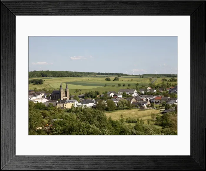 Framed Print : Village of Helfant at Saargau, Rhineland-Palatinate, Germany, Europe Framed Print : Village of Helfant at Saargau, Rhineland-Palatinate, Germany, Europe