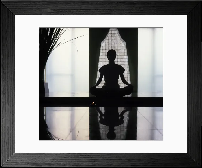 Framed Print : Woman meditating, Bangkok, Thailand, Southeast Asia, Asia Framed Print : Woman meditating, Bangkok, Thailand, Southeast Asia, Asia