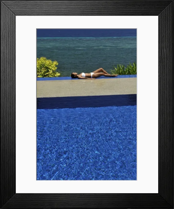 Framed Print : Girl at the pool at Eskaya Beach Resort and Spa, Bohol, Philippines, Southeast Asia, Asia Framed Print : Girl at the pool at Eskaya Beach Resort and Spa, Bohol, Philippines, Southeast Asia, Asia