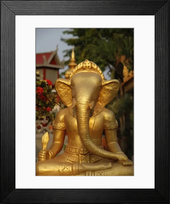 Framed Print : Ganesh statue in Wat Deydos, Kompong Cham, Cambodia, Indochina, Southeast Asia Framed Print : Ganesh statue in Wat Deydos, Kompong Cham, Cambodia, Indochina, Southeast Asia