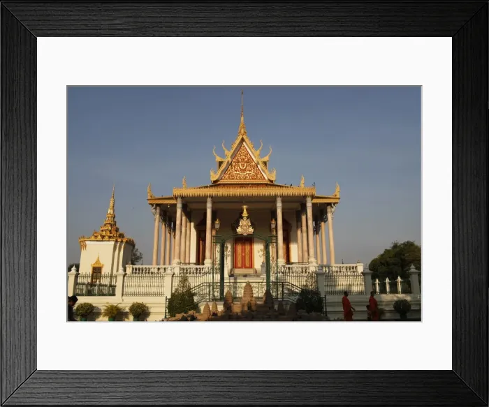 Framed Print : Wat Preah Keo Morakot (Silver Pagoda) (Temple of the Emerald Buddha), Phnom Penh Framed Print : Wat Preah Keo Morakot (Silver Pagoda) (Temple of the Emerald Buddha), Phnom Penh