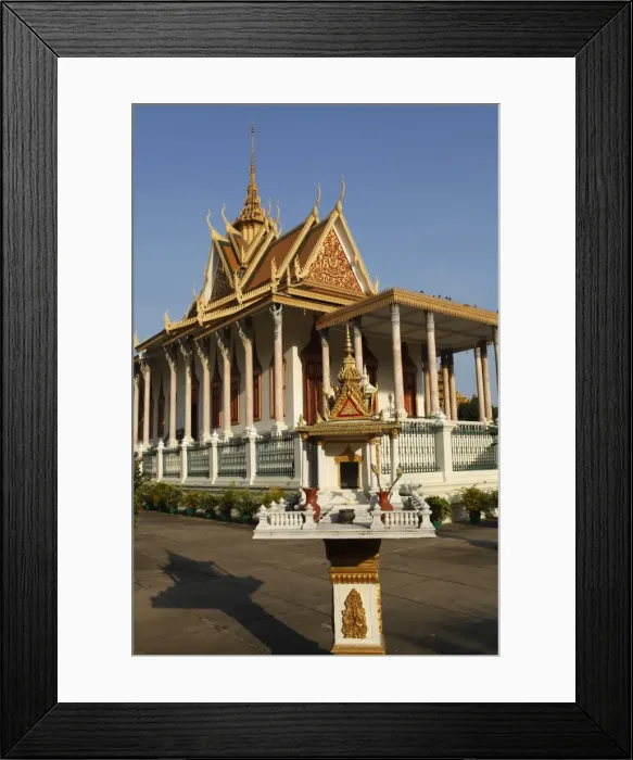 Framed Print : Spirit house outside the Silver Pagoda, Phnom Penh, Cambodia, Indochina Framed Print : Spirit house outside the Silver Pagoda, Phnom Penh, Cambodia, Indochina
