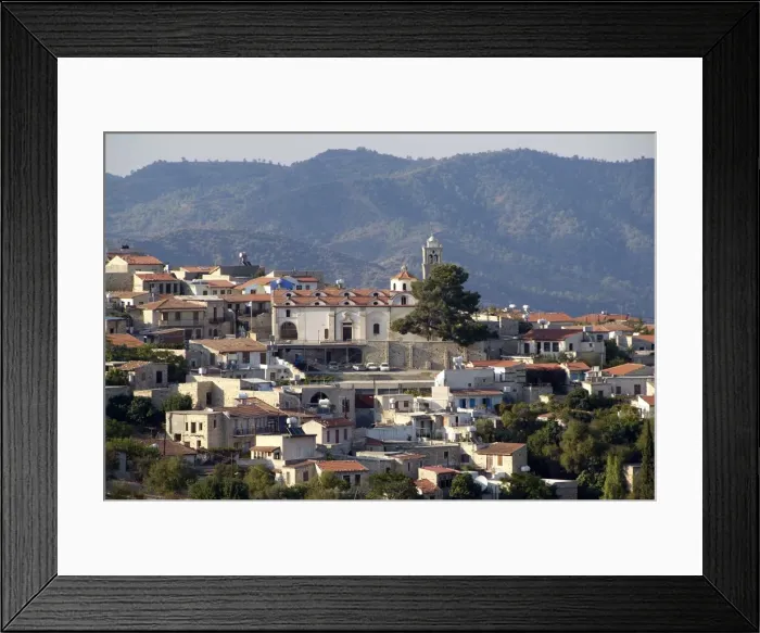 Framed Print : Mountain village of Pano Lefkara, Cyprus, Europe Framed Print : Mountain village of Pano Lefkara, Cyprus, Europe