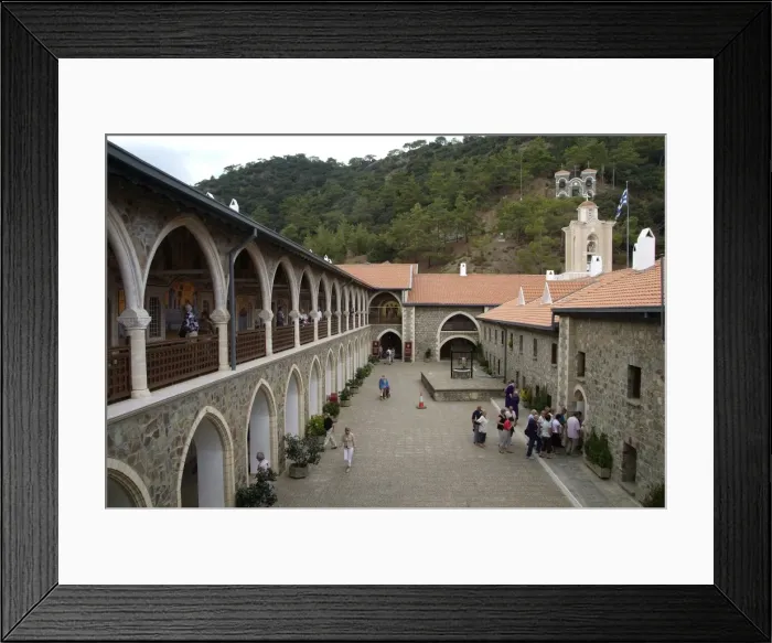 Framed Print : Kykkou Monastery, Troodos Mountains, Cyprus, Europe Framed Print : Kykkou Monastery, Troodos Mountains, Cyprus, Europe
