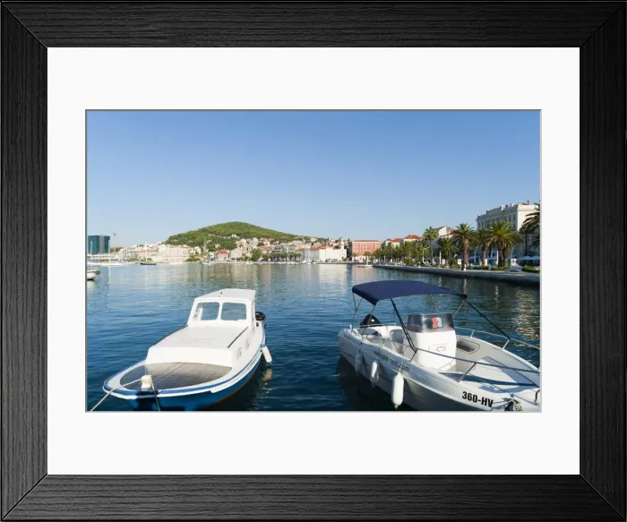 Framed Print : Port of Split, region of Dalmatia, Croatia, Europe Framed Print : Port of Split, region of Dalmatia, Croatia, Europe