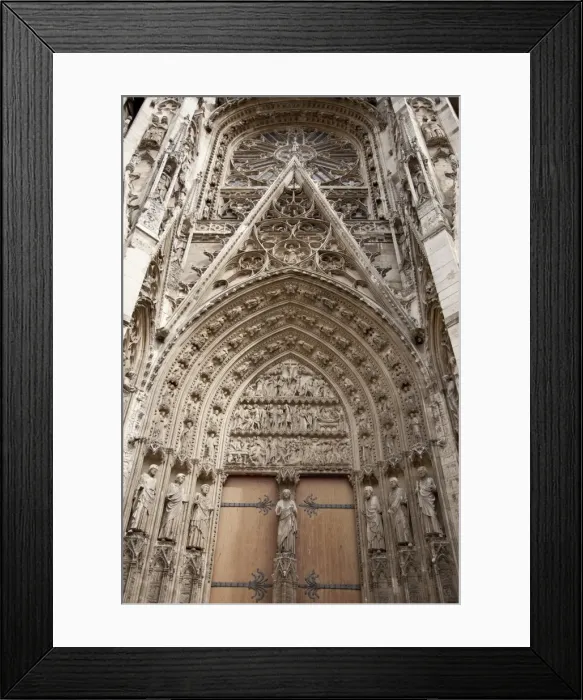 Framed Print : South porch, Rouen Cathedral, Rouen, Upper Normandy, France, Europe Framed Print : South porch, Rouen Cathedral, Rouen, Upper Normandy, France, Europe