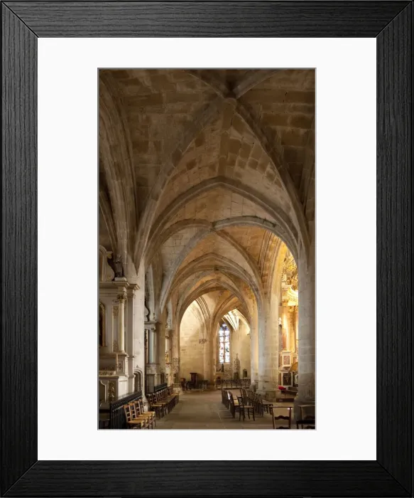 Framed Print : Saint Sauveur Basilica interior, Dinan, Brittany, France, Europe Framed Print : Saint Sauveur Basilica interior, Dinan, Brittany, France, Europe