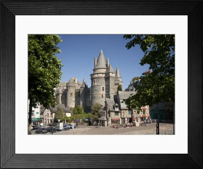 Framed Print : Vitre Castle, Vitre, Brittany, France, Europe Framed Print : Vitre Castle, Vitre, Brittany, France, Europe