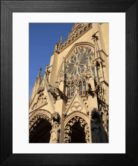 Framed Print : Detail of Metz Cathedral, Metz, Lorraine, France, Europe Framed Print : Detail of Metz Cathedral, Metz, Lorraine, France, Europe