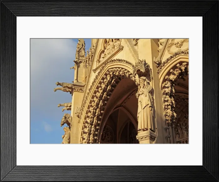 Framed Print : Detail of Metz Cathedral, Metz, Lorraine, France, Europe Framed Print : Detail of Metz Cathedral, Metz, Lorraine, France, Europe