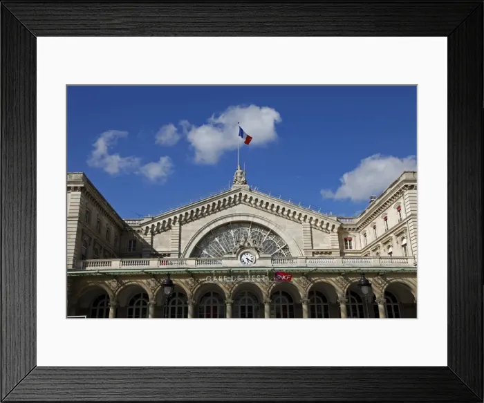 Framed Print : Gare de l Est railway station, Paris, France, Europe Framed Print : Gare de l Est railway station, Paris, France, Europe
