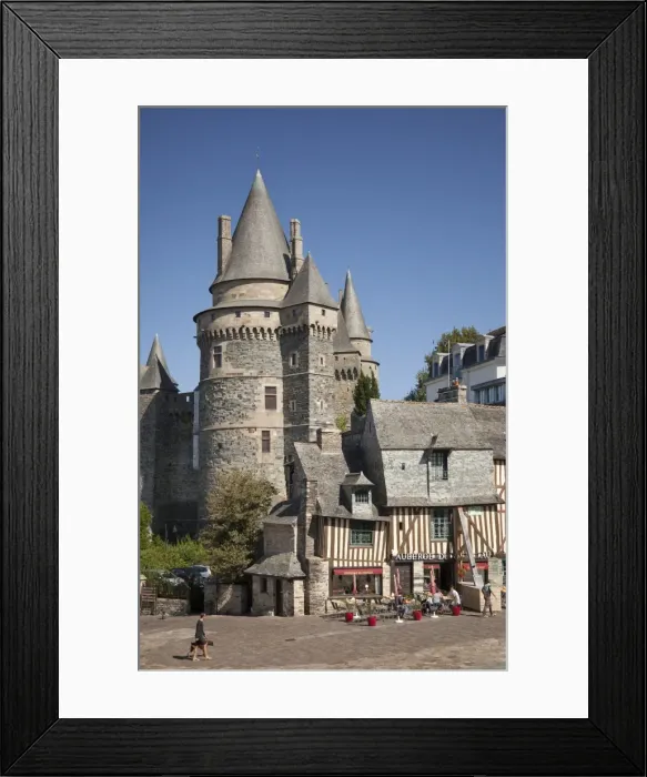 Framed Print : Vitre Castle, Vitre, Brittany, France, Europe Framed Print : Vitre Castle, Vitre, Brittany, France, Europe