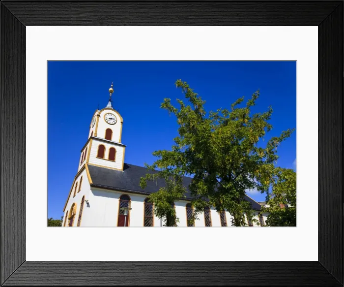 Framed Print : The exterior of the Torshavn Cathedral (Havnar Kirkja), located in the historic Tinganes district of Torshavn, Streymoy Island, Faroe Islands Framed Print : The exterior of the Torshavn Cathedral (Havnar Kirkja), located in the historic Tinganes district of Torshavn, Streymoy Island, Faroe Islands