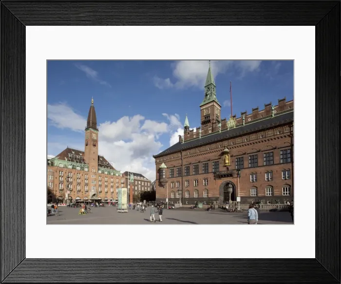 Framed Print : City Hall and City Hall Square, Copenhagen, Denmark, Scandinavia, Europe Framed Print : City Hall and City Hall Square, Copenhagen, Denmark, Scandinavia, Europe