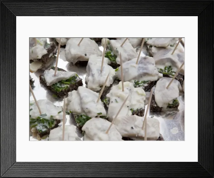 Framed Print : Herring, local food, Nyhavn, Copenhagen, Denmark, Scandinavia, Europe Framed Print : Herring, local food, Nyhavn, Copenhagen, Denmark, Scandinavia, Europe