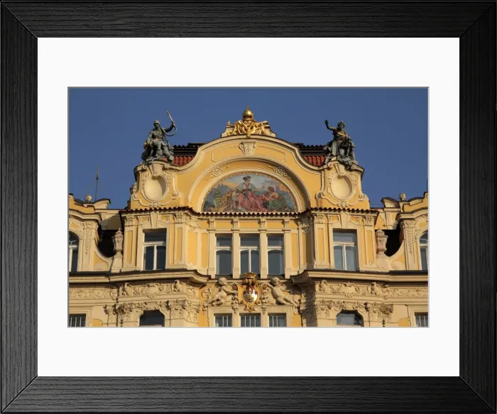 Framed Print : House on the Old Town Square, Prague, Czech Republic, Europe Framed Print : House on the Old Town Square, Prague, Czech Republic, Europe