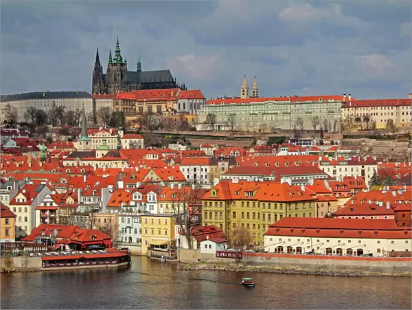 The River Vltava, Lesser Town and Prague Castle, UNESCO World Heritage Site