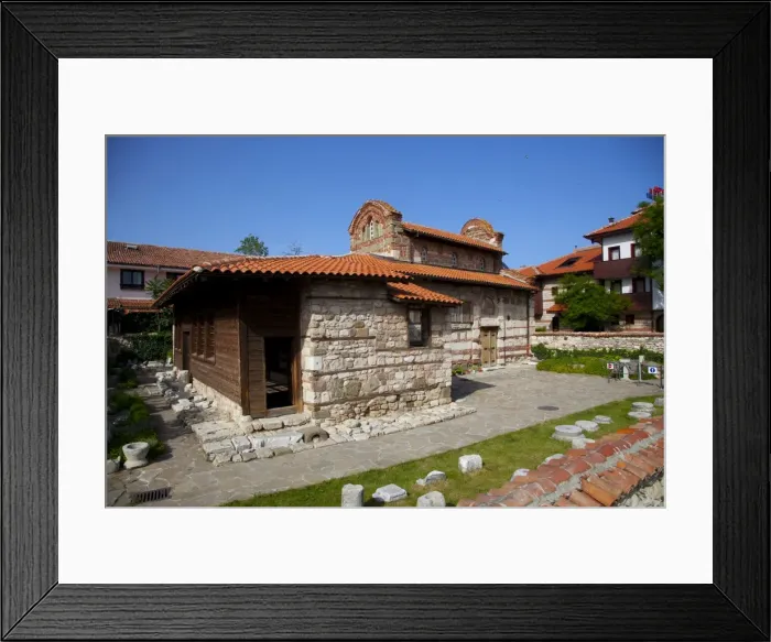 Framed Print : Medieval stone and wooden Church of St. Stephen (Sveti Stefan) (New Metropolitan Church) Framed Print : Medieval stone and wooden Church of St. Stephen (Sveti Stefan) (New Metropolitan Church)