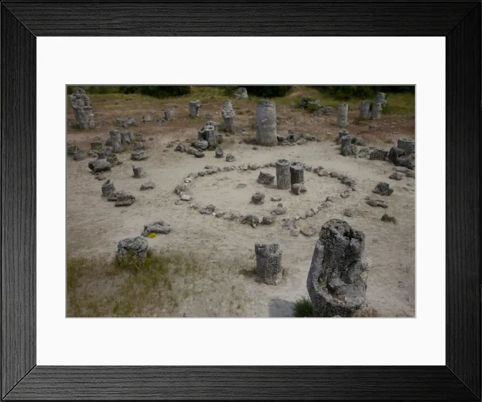 Framed Print : Rock formations known as the Stone Forest, 50 million year old tree-like stone columns Framed Print : Rock formations known as the Stone Forest, 50 million year old tree-like stone columns