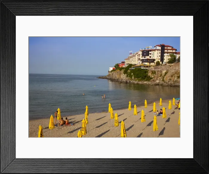 Framed Print : Front Beach on the Black Sea, Sozopol, Bulgaria, Europe Framed Print : Front Beach on the Black Sea, Sozopol, Bulgaria, Europe