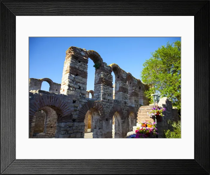Framed Print : Ruins of St. Sofia Church, The Old Metropolitan Church, The Bishops Palace Framed Print : Ruins of St. Sofia Church, The Old Metropolitan Church, The Bishops Palace