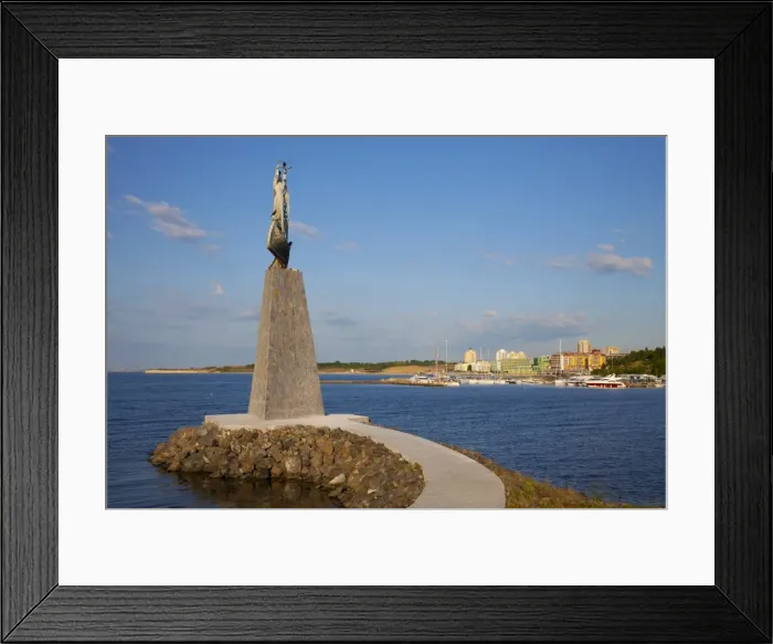 Framed Print : Statue of St. Nicholas in South Nessebar Bay, Nessebar, Bulgaria, Black Sea, Europe Framed Print : Statue of St. Nicholas in South Nessebar Bay, Nessebar, Bulgaria, Black Sea, Europe