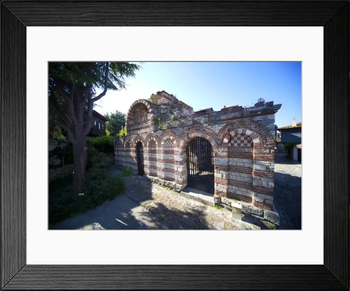 Framed Print : Ruins of the medieval Church of the Archangels St. Michael and St. Gabriel Framed Print : Ruins of the medieval Church of the Archangels St. Michael and St. Gabriel