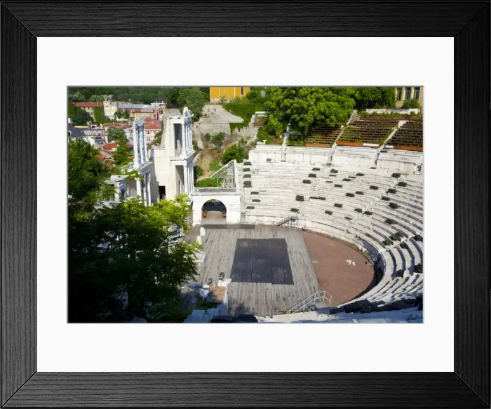 Framed Print : Roman marble amphitheatre built in the 2nd century, Plovidv, Bulgaria, Europe Framed Print : Roman marble amphitheatre built in the 2nd century, Plovidv, Bulgaria, Europe