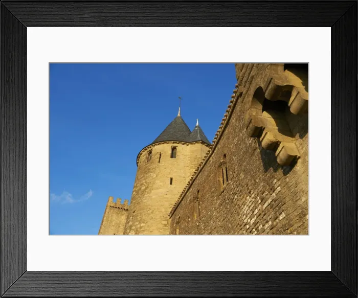 Framed Print : Medieval city of Carcassonne, UNESCO World Heritage Site, Aude, Languedoc-Roussillon Framed Print : Medieval city of Carcassonne, UNESCO World Heritage Site, Aude, Languedoc-Roussillon