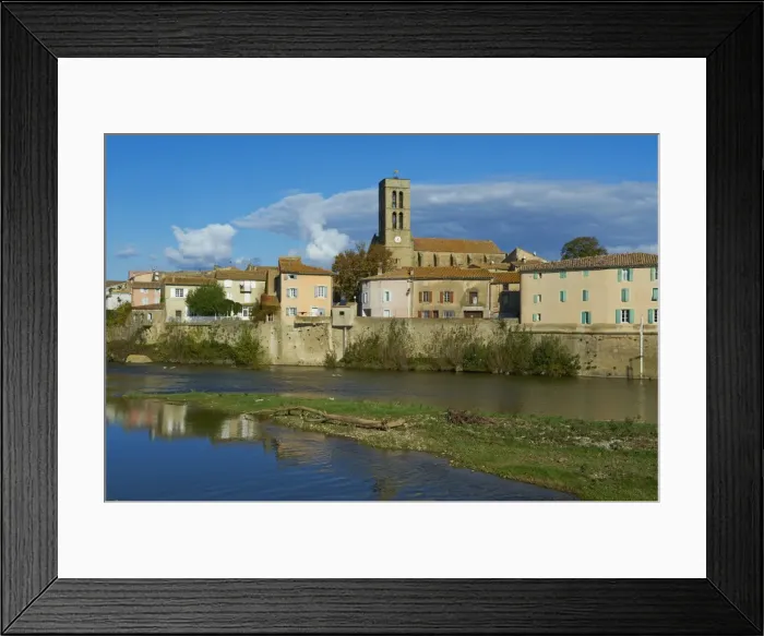 Framed Print : Trebes, Canal du Midi, UNESCO World Heritage Site, Aude, France, Europe Framed Print : Trebes, Canal du Midi, UNESCO World Heritage Site, Aude, France, Europe